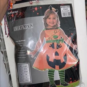 Pumpkin Halloween Costume - toddler